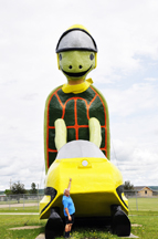 Lee Duquette and Tommy Turtle